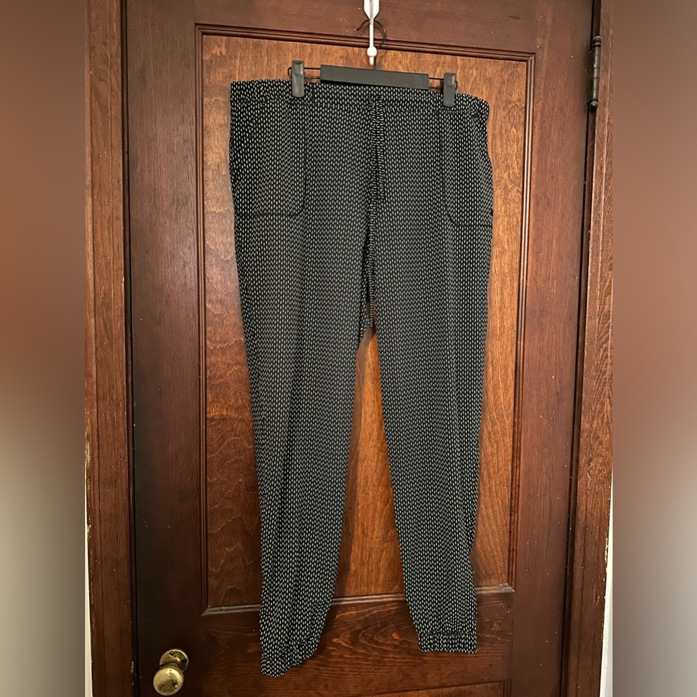 Albion Black and White Polka Dot Joggers - Picture 2 of 4